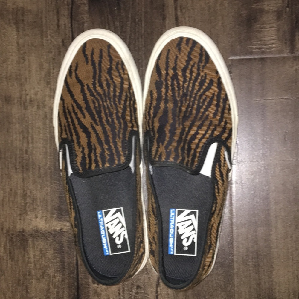 Tiger print vans